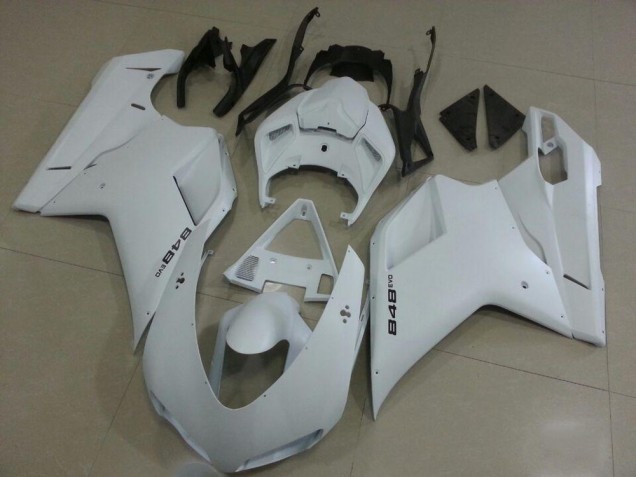 Mate Blanco Carenado Moto Ducati 848 1098 1198 07-14 Mate Blanco Carenado Moto Ducati 848 1098 1198 07-14