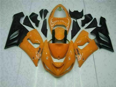 Naranja Kits Completo Carenado Moto Kawasaki ZX6R 05-06