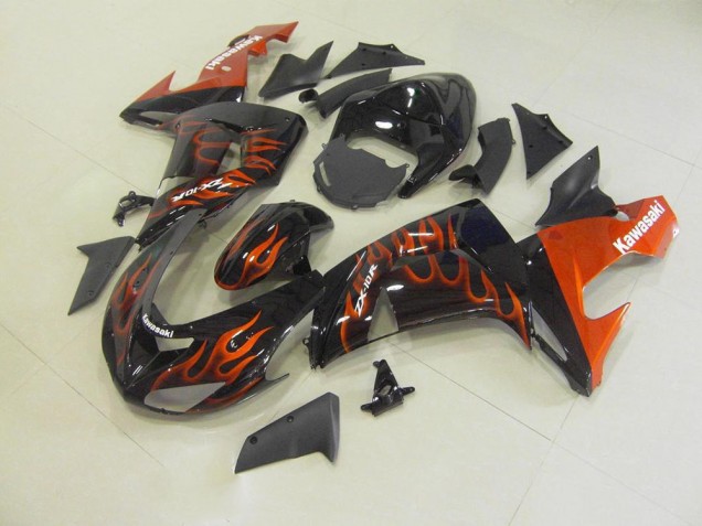 Naranja Llama Carenado Moto Kawasaki ZX10R 06-07 Naranja Llama Carenado Moto Kawasaki ZX10R 06-07
