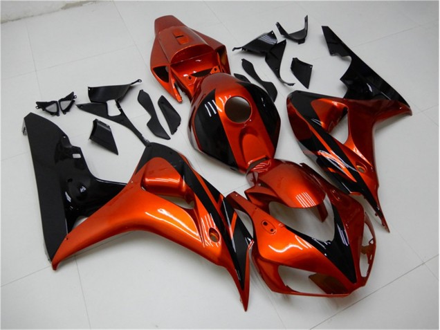 Naranja Negro Carenado Moto Honda CBR 1000 RR 06-07 Naranja Negro Carenado Moto Honda CBR 1000 RR 06-07