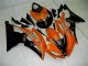 Naranja Negro Carenado Moto Yamaha R6 08-16 Naranja Negro Carenado Moto Yamaha R6 08-16
