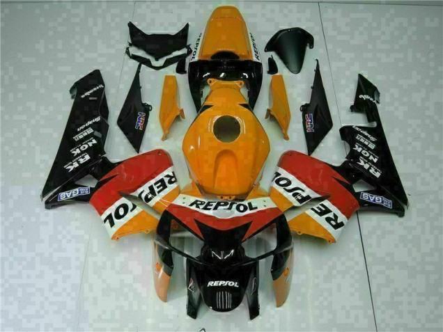 Naranja Negro Repsol Kit Carenado Moto Honda CBR 600 RR 05-06