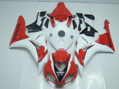 Naranja Rojo & Blanco Carenado Moto Honda CBR 1000 RR 06-07