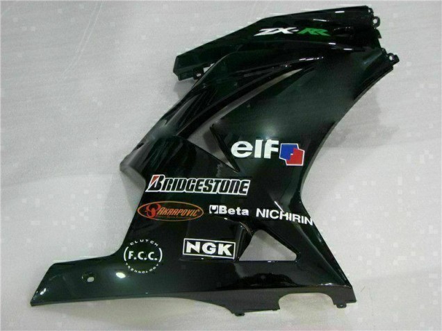 Negro ABS Moto Plástico Kawasaki EX250 08-12