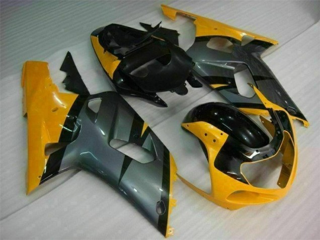 Negro Amarillo Carenado Moto Suzuki GSXR 600 / 750 K1 K2 K3 01-03 Negro Amarillo Carenado Moto Suzuki GSXR 600 / 750 K1 K2 K3 01-03