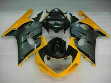 Negro Amarillo Carenado Moto Suzuki GSXR 600 / 750 K1 K2 K3 01-03