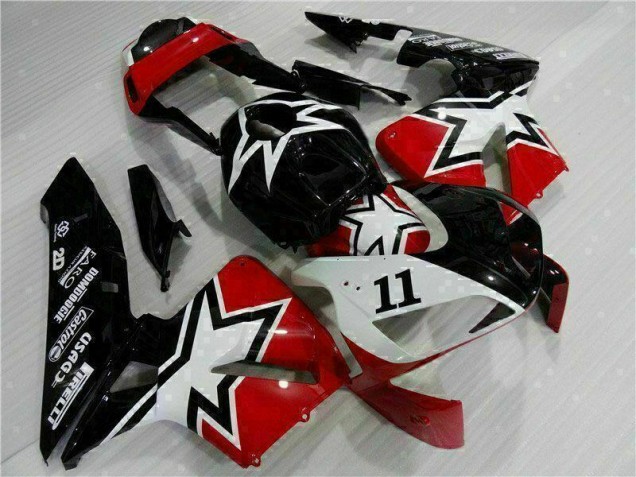 Negro Blanco 11 Carenado Moto Honda CBR 600 RR 03-04