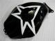Negro Blanco 11 Carenado Moto Honda CBR 600 RR 03-04