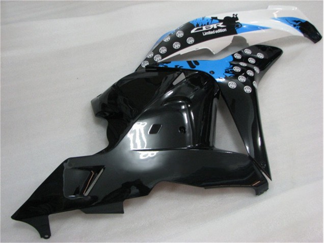 Negro Blanco Azul Carenado Moto Honda CBR 600 RR 09-12