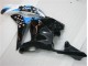 Negro Blanco Azul Carenado Moto Honda CBR 600 RR 09-12