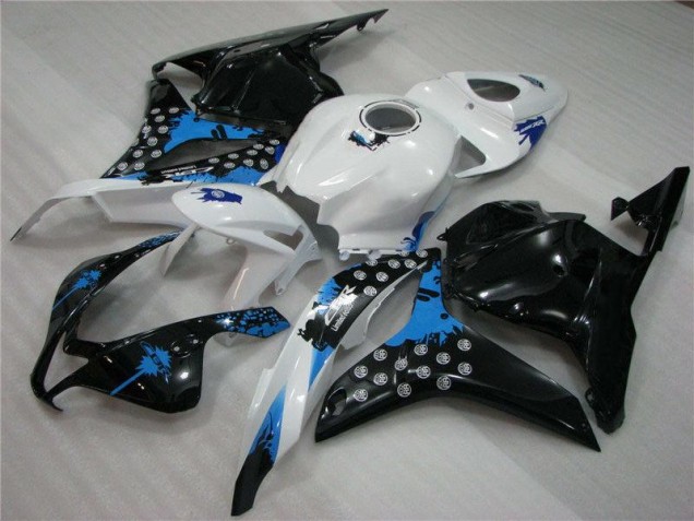 Negro Blanco Azul Carenado Moto Honda CBR 600 RR 09-12