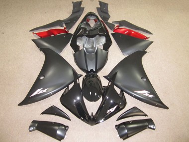 Negro Blanco Calcomanía Carenado Moto Yamaha R1 12-14