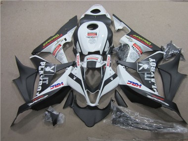 Negro Blanco HRC Carenado Moto Honda CBR 600 RR 07-08