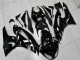 Negro Blanco Ninja Carenado Moto Kawasaki ZX6R 09-12 Negro Blanco Ninja Carenado Moto Kawasaki ZX6R 09-12