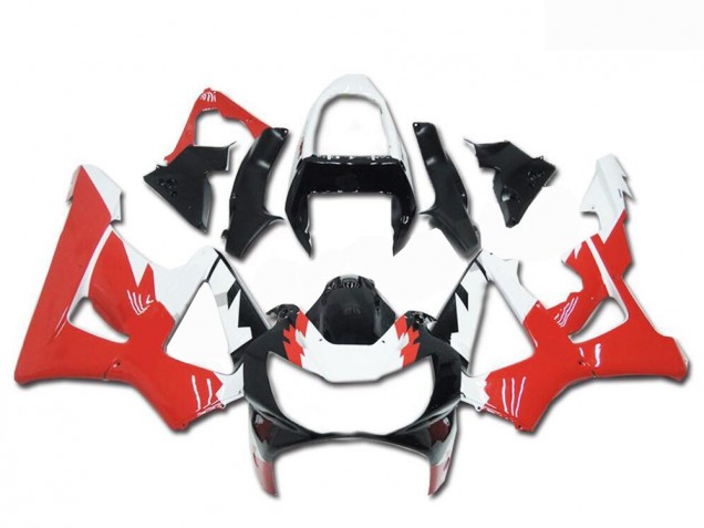 Negro Blanco Rojo Carenado Moto Honda CBR 900 RR 929RR 00-01 Negro Blanco Rojo Carenado Moto Honda CBR 900 RR 929RR 00-01