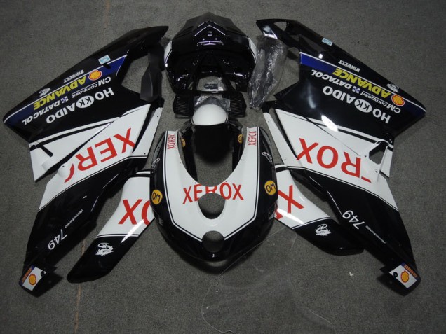 Negro Blanco Xerox Carenado Moto Ducati 749 05-06 Negro Blanco Xerox Carenado Moto Ducati 749 05-06