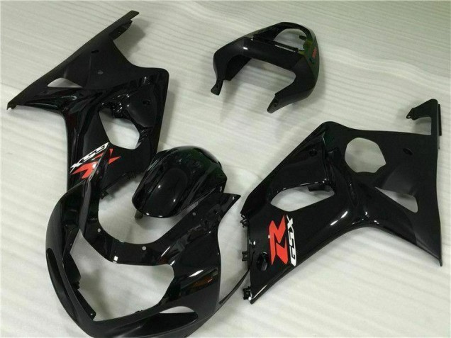 Negro Carenado Moto Suzuki GSXR 1000 K1 00-02 Negro Carenado Moto Suzuki GSXR 1000 K1 00-02