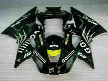 Negro Carrocería Motocicletas Yamaha R1 00-01