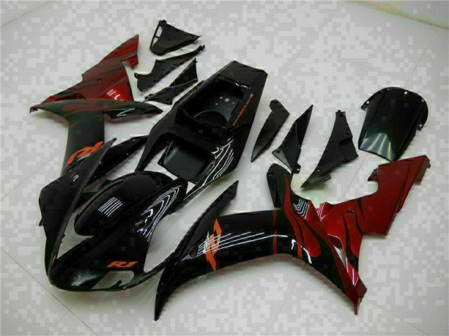 Negro Completo ABS Moto Plástico Yamaha R1 02-03 Negro Completo ABS Moto Plástico Yamaha R1 02-03