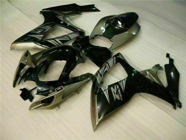 Negro Gris Kit Carenado Moto Suzuki GSXR 600 / 750 K6 06-07