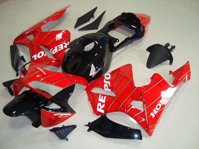 Negro Hombre Araña Repsol Carenado Moto Honda CBR 600 RR 03-04 Negro Hombre Araña Repsol Carenado Moto Honda CBR 600 RR 03-04