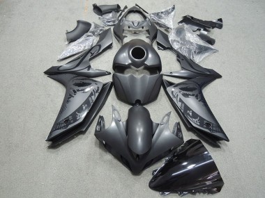 Negro Inyección Kits Carenado Moto Yamaha R1 07-08