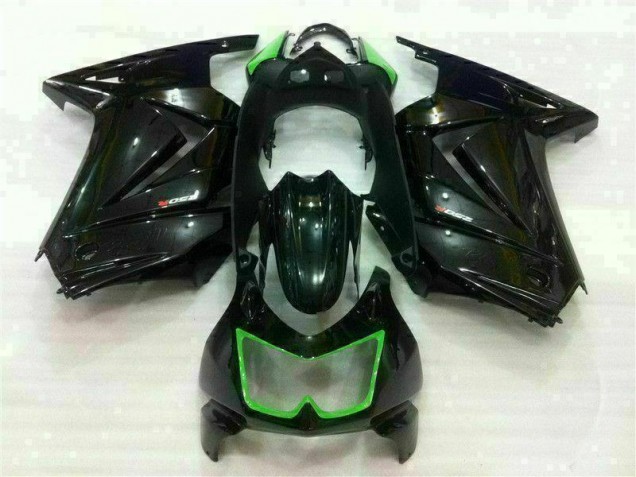 Negro Kit ABS Carenado Motocicleta Kawasaki EX250 08-12