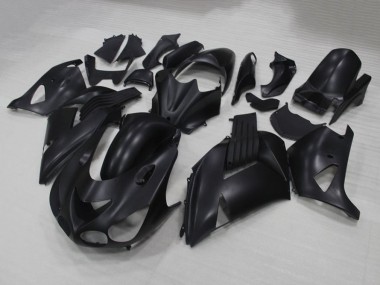 Negro Mate ABS Moto Plástico Kawasaki ZX14R ZZR 1400 06-11