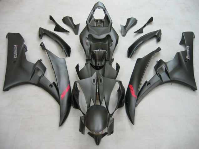 Negro Mate ABS Moto Plástico Yamaha R6 06-07 Negro Mate ABS Moto Plástico Yamaha R6 06-07