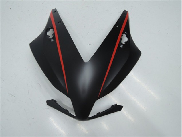 Negro Mate Rojo Carenado Moto Honda CBR 1000 RR 12-16 Negro Mate Rojo Carenado Moto Honda CBR 1000 RR 12-16