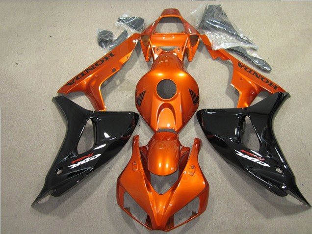 Negro Naranja Fireblade Carenado Moto Honda CBR 1000 RR 06-07 Negro Naranja Fireblade Carenado Moto Honda CBR 1000 RR 06-07