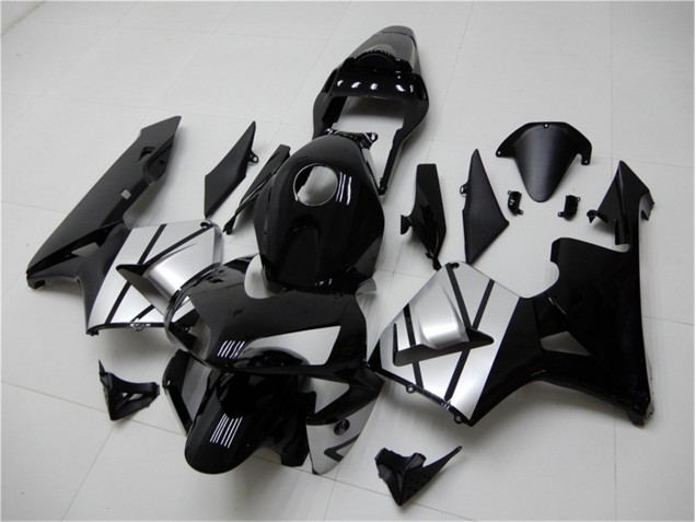 Negro Plata Carenado Moto Honda CBR 600 RR 03-04 Negro Plata Carenado Moto Honda CBR 600 RR 03-04