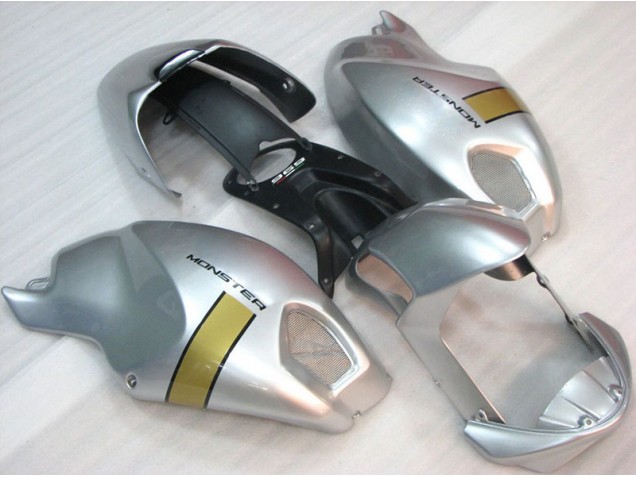 Negro Plata Monster Carenado Moto Ducati Monster 696 08-12