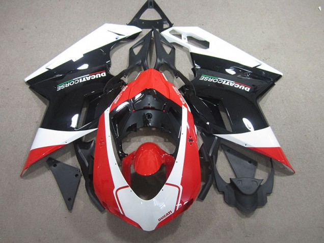 Negro Rojo Blanco Carenado Moto Ducati 848 07-14 Negro Rojo Blanco Carenado Moto Ducati 848 07-14