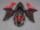 Negro Rojo Carenado Moto Kawasaki ZX10R 06-07 Negro Rojo Carenado Moto Kawasaki ZX10R 06-07