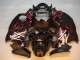 Negro Rojo Llama Carenado Moto Suzuki GSXR 1300 Hayabusa 96-07 Negro Rojo Llama Carenado Moto Suzuki GSXR 1300 Hayabusa 96-07
