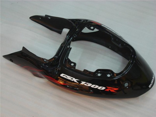 Negro Rojo Llama Carenado Moto Suzuki GSXR 1300 Hayabusa 96-07 Negro Rojo Llama Carenado Moto Suzuki GSXR 1300 Hayabusa 96-07