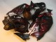 Negro Rojo Llama Carenado Moto Suzuki GSXR 1300 Hayabusa 96-07 Negro Rojo Llama Carenado Moto Suzuki GSXR 1300 Hayabusa 96-07