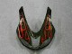 Negro Rojo Llama Kit Carenado Moto Kawasaki ZX6R 07-08 Negro Rojo Llama Kit Carenado Moto Kawasaki ZX6R 07-08