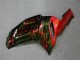 Negro Rojo Llama Kit Carenado Moto Kawasaki ZX6R 07-08 Negro Rojo Llama Kit Carenado Moto Kawasaki ZX6R 07-08