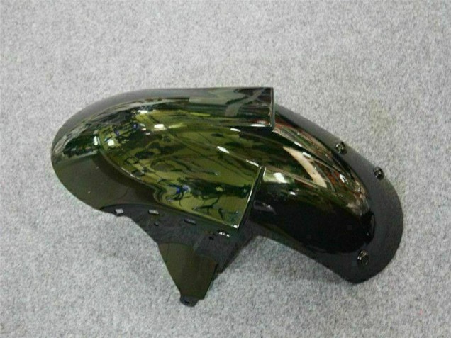 Negro Rojo Llama Kit Carenado Moto Kawasaki ZX6R 07-08 Negro Rojo Llama Kit Carenado Moto Kawasaki ZX6R 07-08