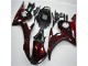 Negro Rojo Llama Plástico Moto Yamaha R6 03-05 Negro Rojo Llama Plástico Moto Yamaha R6 03-05