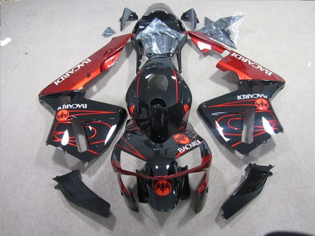 Negro Rojo Racardi Carenado Moto Kawasaki ZX10R 03-05 Negro Rojo Racardi Carenado Moto Kawasaki ZX10R 03-05