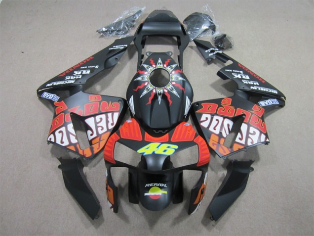 Negro Rojo Repsol 46 Carenado Moto Honda CBR 600 RR 03-04 Negro Rojo Repsol 46 Carenado Moto Honda CBR 600 RR 03-04