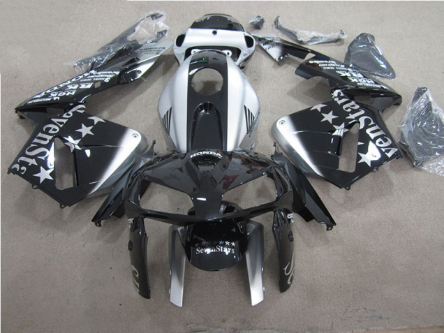Negro SevenStars Carenado Moto Honda CBR 600 RR 05-06