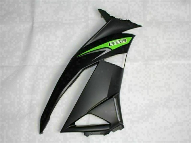 Negro Verde 636 Carenado Moto Kawasaki ZX6R 09-12 Negro Verde 636 Carenado Moto Kawasaki ZX6R 09-12