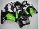 Negro Verde Kit Completo Carenado Moto Kawasaki EX250 08-12 Negro Verde Kit Completo Carenado Moto Kawasaki EX250 08-12
