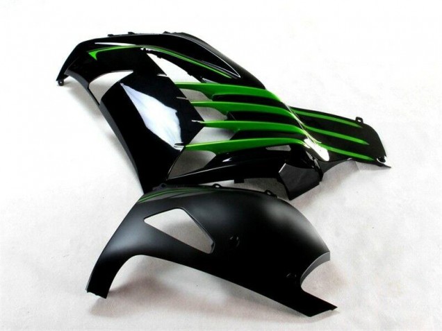 Negro Verde Kit Completo Carenado Moto Kawasaki ZX14R ZZR 1400 12-21 Negro Verde Kit Completo Carenado Moto Kawasaki ZX14R ZZR 1400 12-21