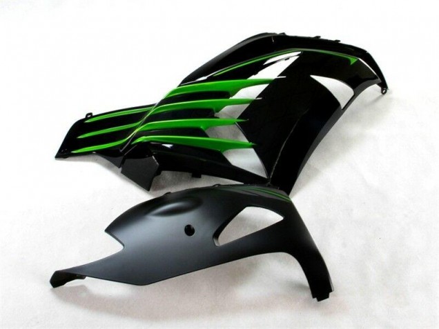 Negro Verde Kit Completo Carenado Moto Kawasaki ZX14R ZZR 1400 12-21 Negro Verde Kit Completo Carenado Moto Kawasaki ZX14R ZZR 1400 12-21