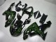 Negro Verde Llama Carenado Moto Kawasaki ZX10R 06-07 Negro Verde Llama Carenado Moto Kawasaki ZX10R 06-07